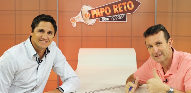 Pentacampeão Edmilson participa do "Papo Reto", programa do blogueiro Neto no UOL - Flavio Florido/UOL