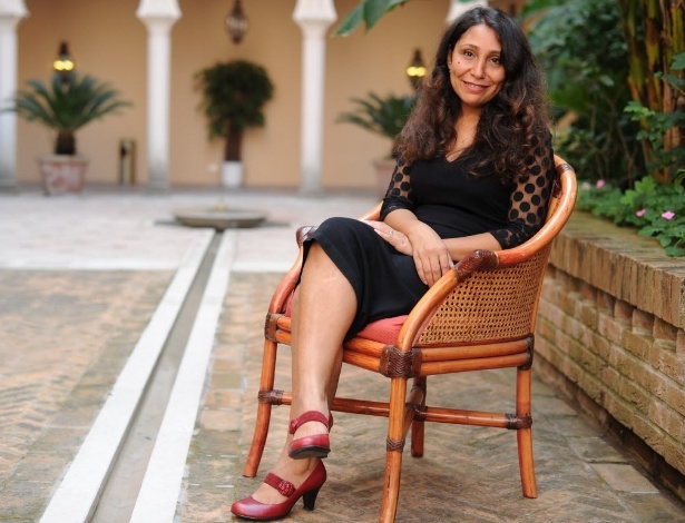 A diretora do filme "Wadjda", Haifaa Al Mansour, no Festival de Veneza (31/8/12)  - Tiziana Fabi/AFP