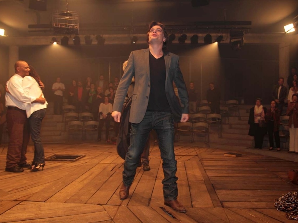 A peça também conta com os atores Cacá Amaral e Guilherme Sant'Anna no elenco (30/8/12) - Orlando Oliveira/AgNews