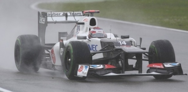 Japonês Kamui Kobayashi, da Sauber, liderou treino livre do GP da Bélgica - Divulgação/Sauber