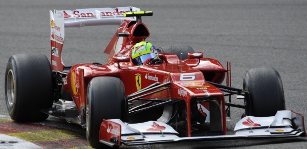 Felipe Massa ficou satisfeito com o quinto lugar conquistado no GP da Bélgica - AFP PHOTO / JOHN THYS