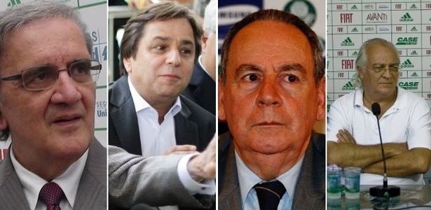 Belluzzo, Tirone, Della Mônica e Pescarmona deixam eleições indefinidas - Arte/UOL com fotos da Folhapress