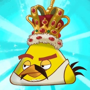 Versão Angry Bird do cantor Freddie Mercury tem bigode e coroa (3/9/12) - Reprodução/Youtube
