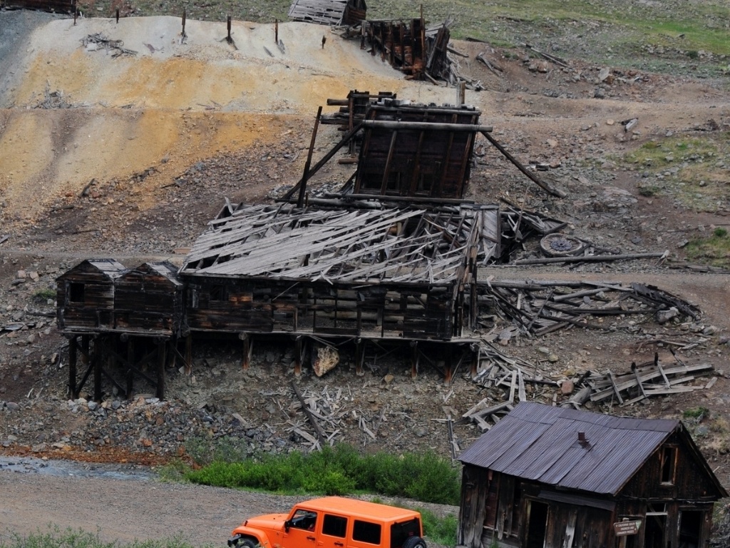 Animas Forks: antiga sede de minas e cidade-fantasma nos anos 1920, hoje é povoada por jipeiros - Murilo Góes/UOL