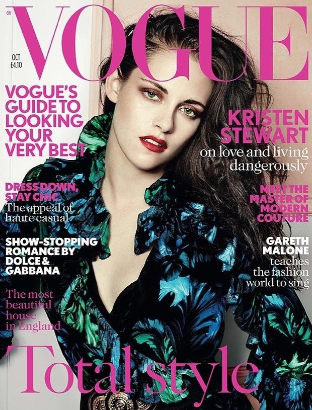 Kristen Stewart posa para a "Vogue" britânica (4/9/2012)
