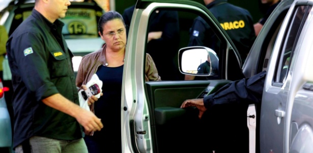 A candidata à Prefeitura de Guapimirim, Ismeralda Rangel Garcia, foi presa em sua casa - Gustavo Stephan/Agência Globo