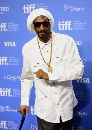A rapper Snoop Lion (antigo Snoop Dogg) durante a divulgação de "Reincarnated" no Festival de Toronto (7/9/12)