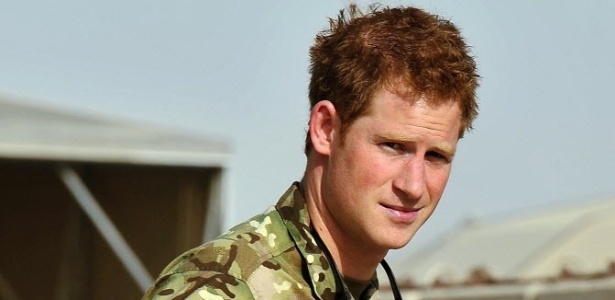 O príncipe Harry no acampamento de Camp Bastion, no Afeganistão (7/9/12)