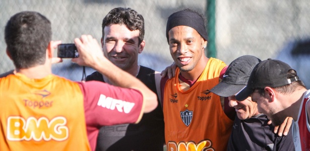 Ronaldinho Gaúcho valoriza qualidade do elenco e não vê dependência dele - Bruno Cantini/Site do Atlético-MG