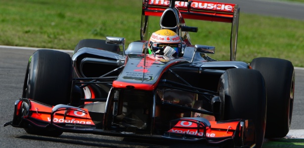 Inglês Lewis Hamilton conquistou a pole position para o Grande Prêmio da Itália - AFP PHOTO / OLIVIER MORIN