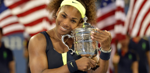 Serena Williams teve início arrasador contra Azarenka e faturou Aberto dos EUA - Timothy A. Clary/AFP