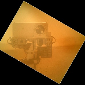 Curiosity usou a câmera Mahli, que fica acoplada no seu braço, para fazer um autorretrato - NASA/JPL-Caltech/Malin Space Science Systems/AFP