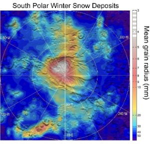 Nuvens de Marte têm partículas grossas de gelo seco - NASA/JPL-Caltech