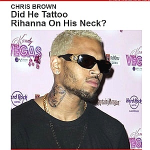Chris Brown exibe tatuagem em evento (10/9/12)