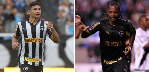 Elkeson e Andrezinho dividem quarto e juntos têm 42% dos gols do Botafogo - Montagem/UOL Esporte