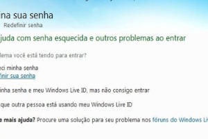 Problemas ao entrar no email do Hotmail