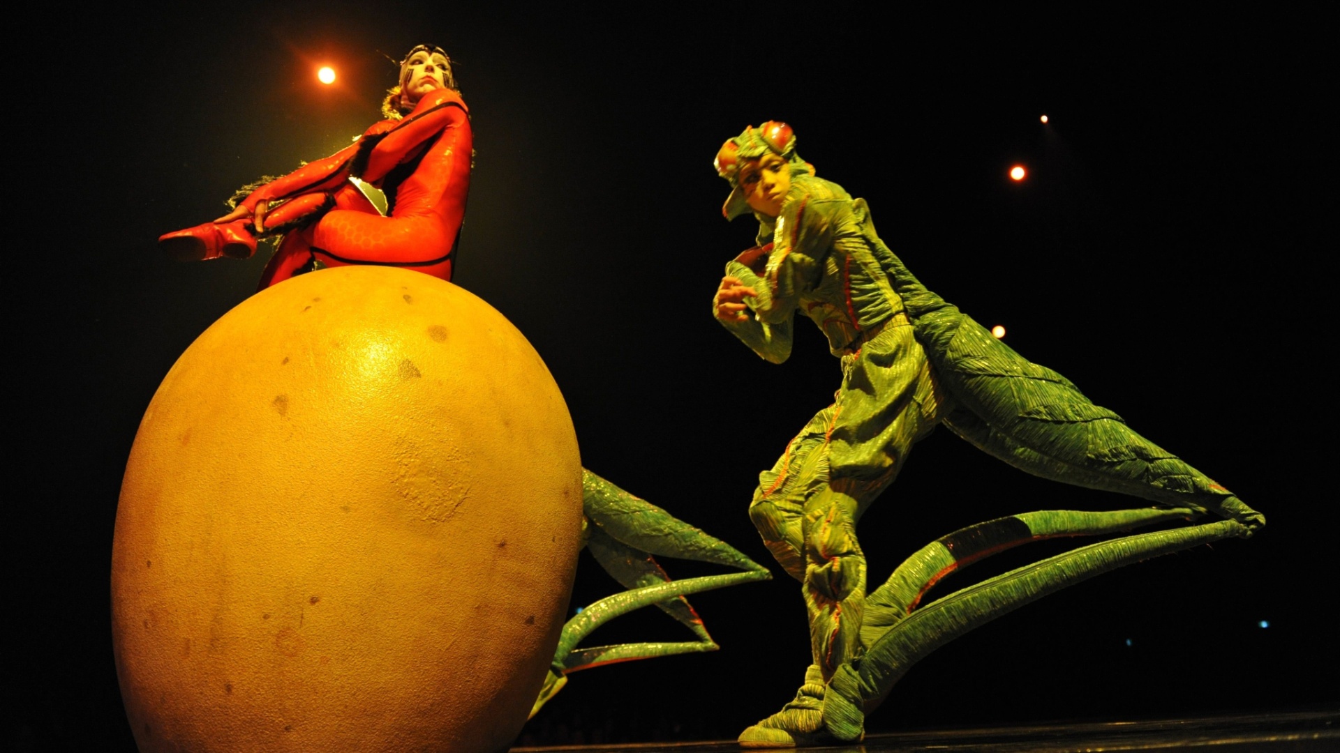 Ensaio de figurino do espetáculo "Ovo", de Deborah Colker, na Austrália (12/9/12) - Romeo Gacad/AFP