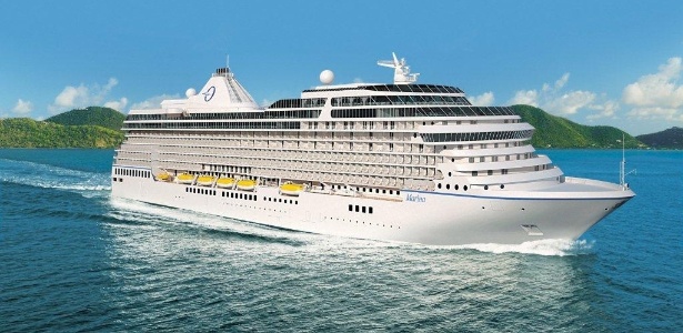 A viagem entre Portugal e Brasil será feita com o navio de luxo Marina - Divulgação