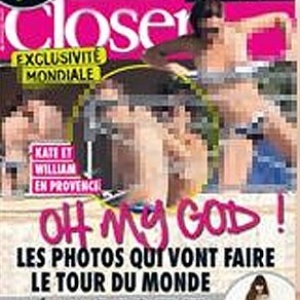 Revista francesa Closer publica fotos de topless da mulher do príncipe William