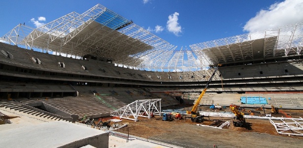 Obras estão 90% concluídas e inauguração está marcada para o dia 8 de dezembro - Lucas Uebel/Grêmio FBPA