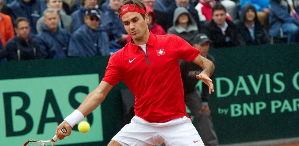 Roger Federer tenta evitar rebaixamento da Suíça na Copa Davis - EFE/TOUSSAINT KLUITERS