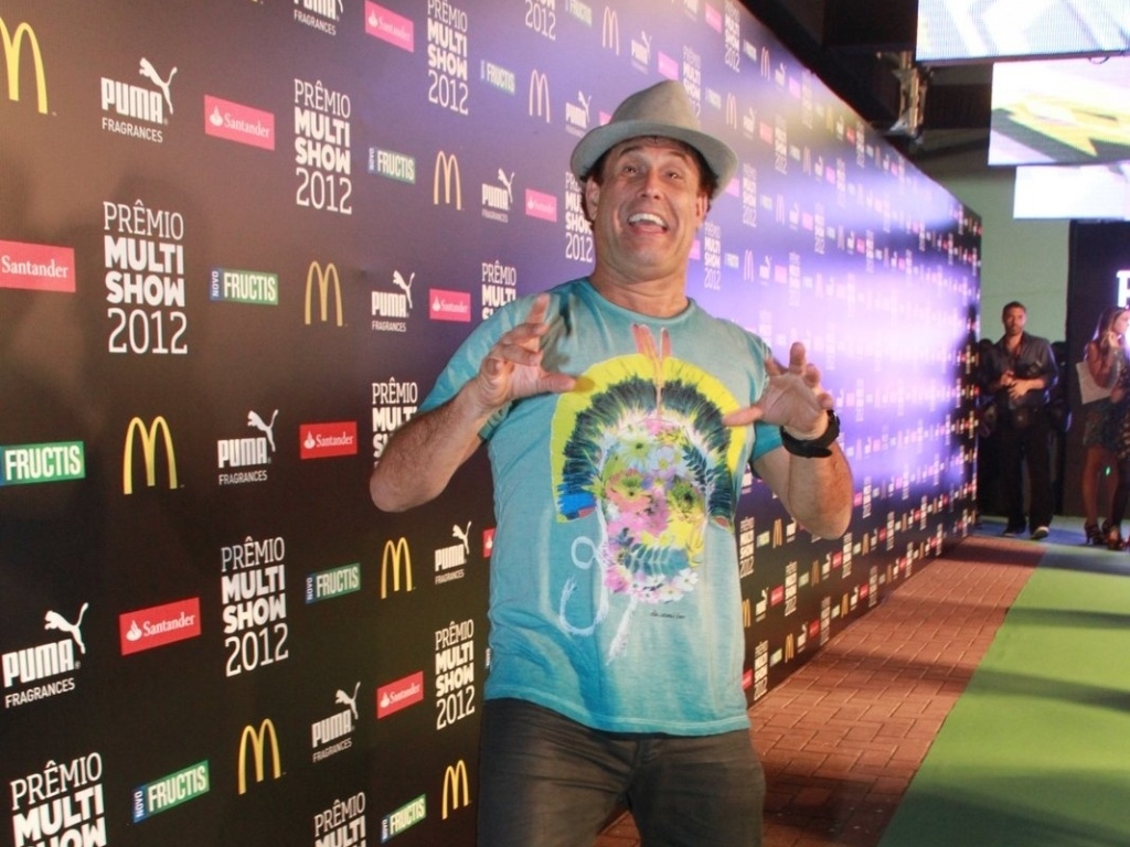 O apresentador Sérgio Mallandro chega para o 19º Prêmio Multishow (18/9/12). - Foto Rio News