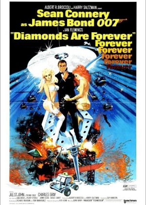 Cartaz do filme "Os Diamantes São Eternos" - Divulgação