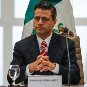 Presidente do México, Enrique Peña Nieto, em visita ao Brasil em setembro de 2012
