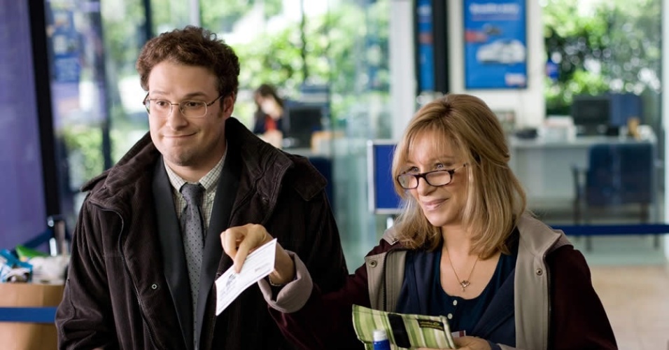 Seth Rogen e Barbra Streisand aparecem na primeira imagem da comédia "Minha mãe é uma viagem" (19/9/12) - Divulgação