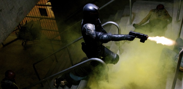 Cena do filme "Dredd", que estreia nesta sexta-feira (21) nos cinemas brasileiros - Divulgação / Paris Filmes