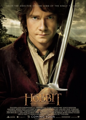Bilbo Baggins aparece em pôster de "O Hobbit" - Divulgação/Warner