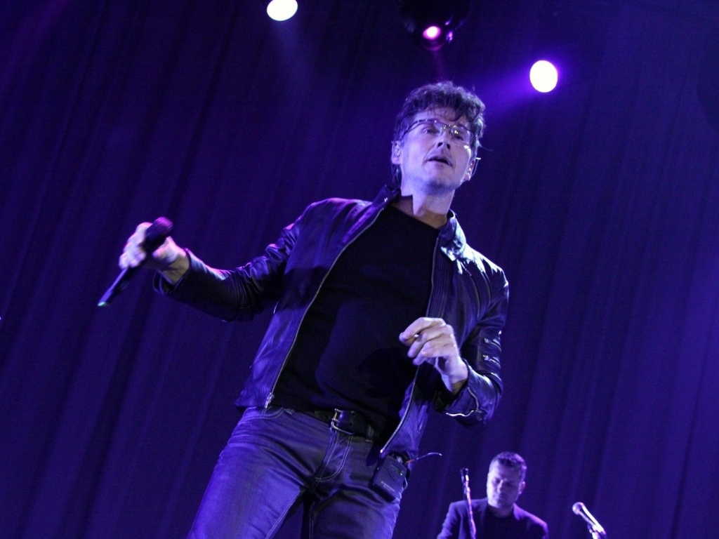 Morten Harket, vocalista do extinto A-Ha, se apresenta no Citibank Hall, na Barra da Tijuca, no Rio de Janeiro (22/9/12) - Graça Paes/Foto Rio News