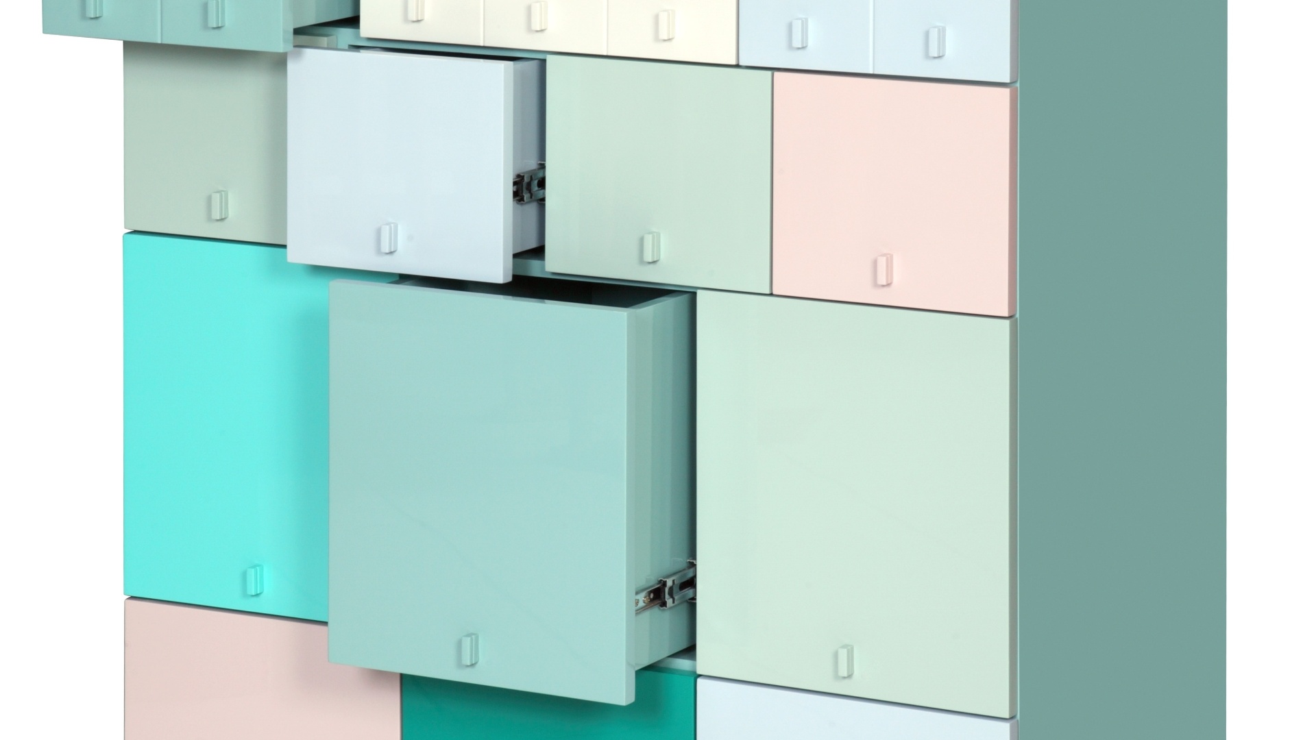 Gaveteiro Pixel desenhado pela EM2 Design - Divulgação