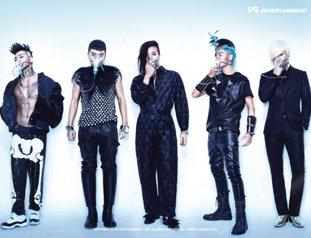 Integrantes do Big Bang, que deve se apresentar no Brasil em novembro deste ano - Reprodução
