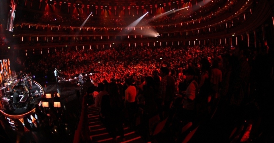 Jorge e Mateus gravaram o quarto DVD da carreira no Royal Albert Hall, em Londres (20/9/12) - Divulgação/Rubens Cerqueira