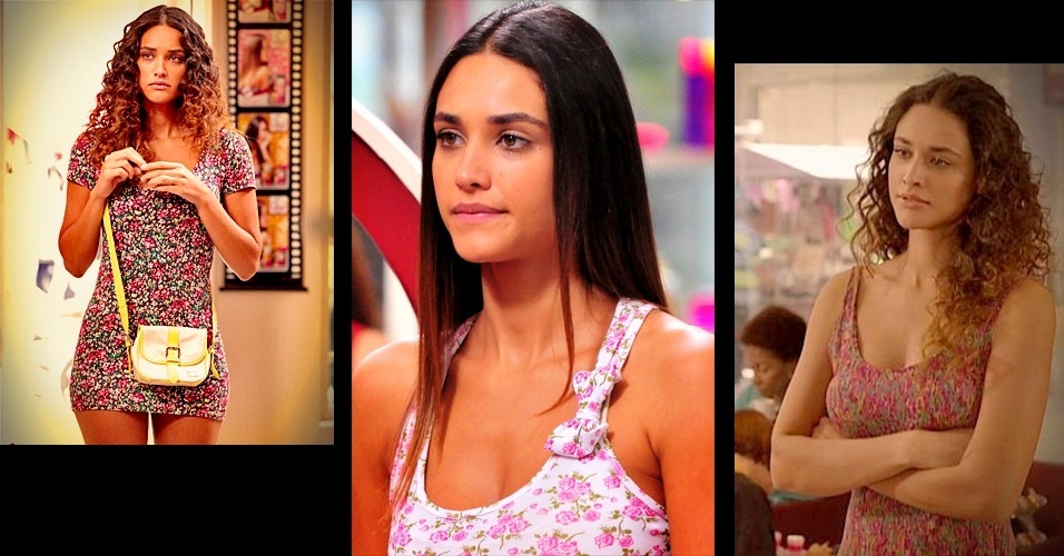 Tessália, interpretada por Debora Nascimento na novela "Avenida Brasil" da Globo, é romântica, inocente e tem o vestido florido como peça principal de seu figurino. A primavera acabou de chegar, aproveite, inspire-se no estilo da personagem e invista na peça! - Divulgação TV Globo