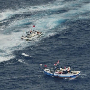 Ao menos seis navios da guarda costeira de Taiwan entraram nas águas territoriais do Japão em torno das ilhas Senkaku