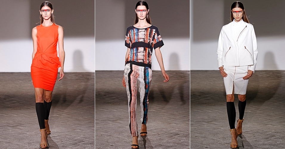 Looks de Cédric Charlier para o Verão 2013 durante a semana de moda de Paris (25/09/2012) - Benoit Tessier/Reuters