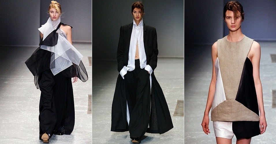 Looks de Moon Young Hee para o Verão 2013 durante a semana de moda de Paris (25/09/2012) - AFP/AP/AP