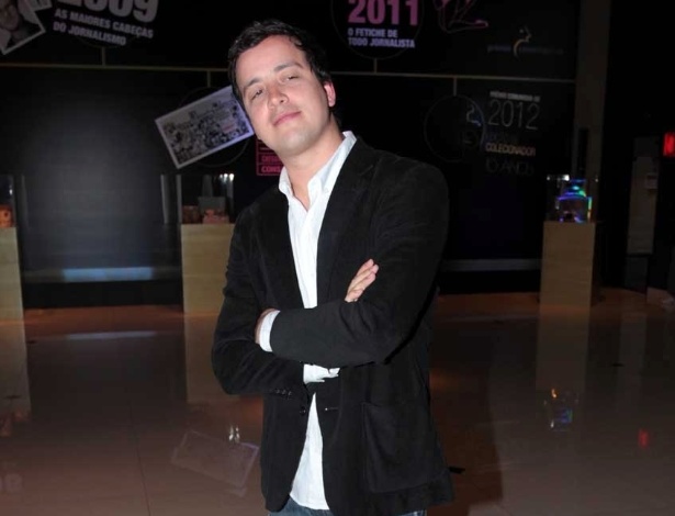 O humorista Rafael Cortez vai à entrega do Prêmio Comunique-se no HSBC Brasil, em São Paulo (25/9/12) - Orlando Oliveira/AgNews