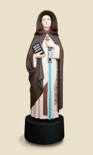 Virgem Maria na versão "Guerra nas Estrelas", da artista plástica Soasig Chamaillard - Reprodução/soasig-chamaillard.com