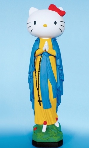 Virgem Maria na versão Hello Kitty, da artista plástica Soasig Chamaillard - Reprodução/soasig-chamaillard.com