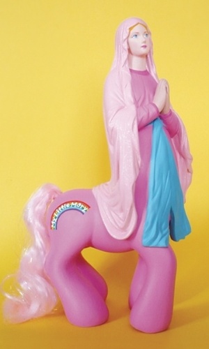 Virgem Maria na versão My Little Pony, da artista plástica Soasig Chamaillard - Reprodução/soasig-chamaillard.com