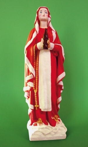 Virgem Maria na versão natalina, da artista plástica Soasig Chamaillard - Reprodução/soasig-chamaillard.com