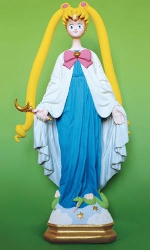 Virgem Maria na versão Sailor Moon, da artista plástica Soasig Chamaillard - Reprodução/soasig-chamaillard.com