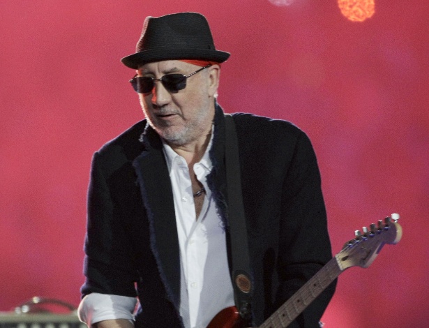 Guitarrista Pete Townshend em apresentação do The Who em Miami (7/2/10) - AP
