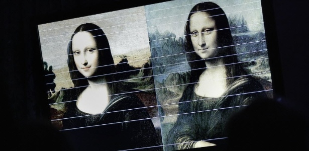 Nova versão da Mona Lisa, de Leonardo Da Vinci, é apresentada na Suíça (27/9/12) - Denis Balibouse/Reuters
