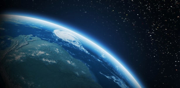 Vista do espaço da Terra - Thinkstock
