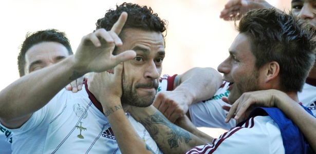 Fred comemora mais um gol com a camisa do Fluminense neste Campeonato Brasileiro - Dhavid Normando/Photocamera