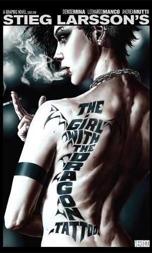 Capa da graphic novel "Os Homens que Não Amavam as Mulheres", adaptação do best-seller de Stieg Larsson que será lançada pela DC Comics em 13 de novembro - Reprodução
